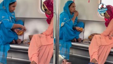 Delhi, Delhi Metro, Viral Video, samosa