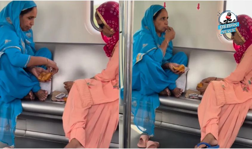 Delhi, Delhi Metro, Viral Video, samosa