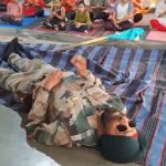 MP hindi News, Indore latest news, retired soldier died, patriotic performance, retired soldier died yoga camp