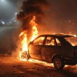 Meerut News, meerut police, UP News, Meerut car caught fire, car rider burnt alive in Meerut