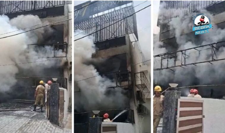 Fire in Delhi hospital, Fire in eye hospital, Fire in Lajpat Nagar eye hospital