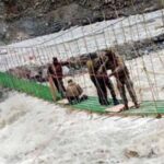 Indian Army Engineer Bridge in North Sikkim,Suspension Bridge in Sikkim,Trishakti Corps